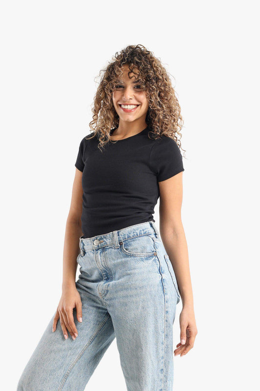 Ribbed Slim Fit Top - Carina - ??’????????ñ??�ÿ??ƒ?ÿ????