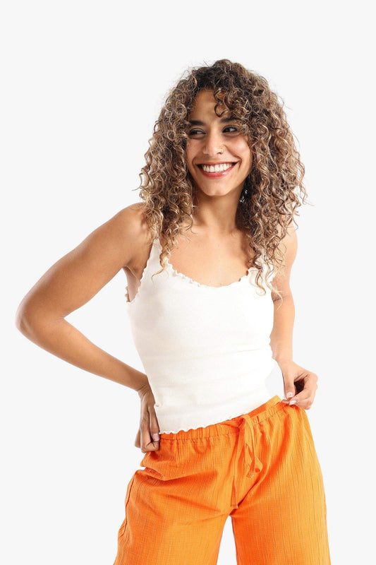 قميص كامي مضلع