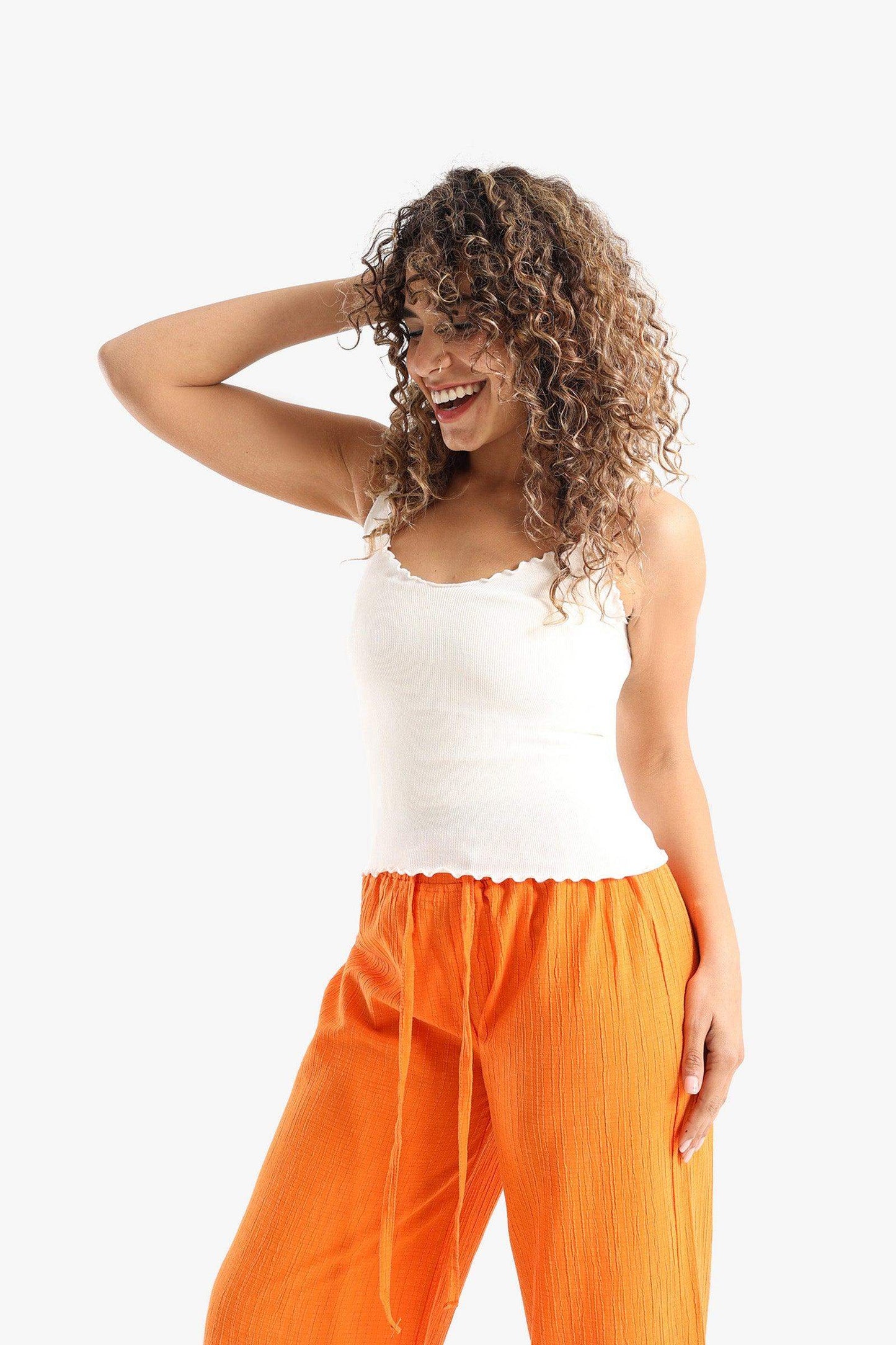 قميص كامي مضلع