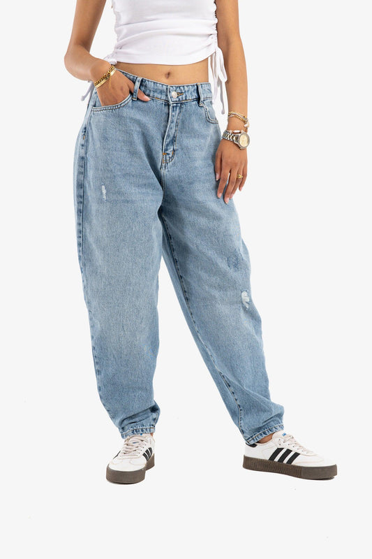 Slouchy Denim Pants