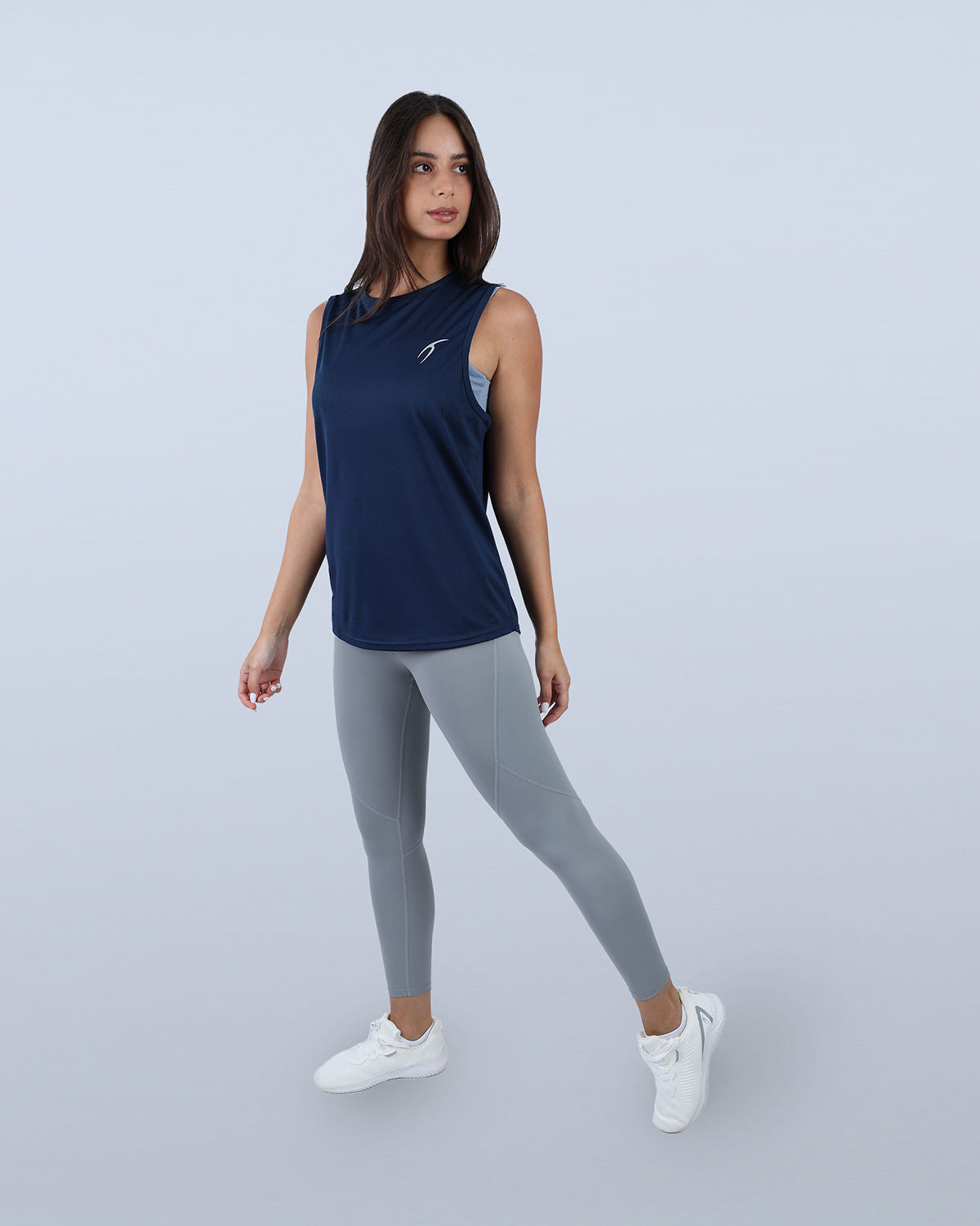 Blue Modal Yoga Tank Top