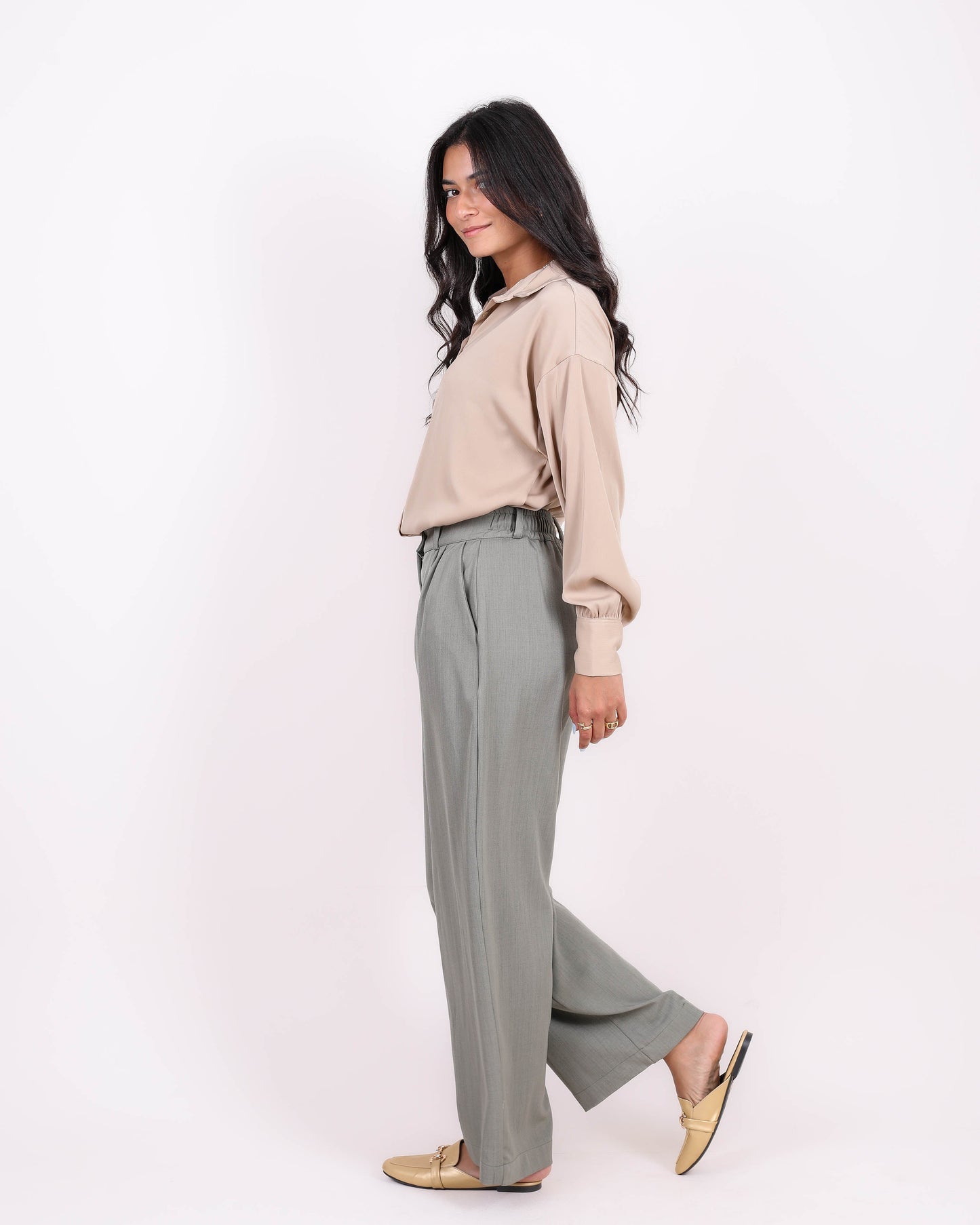 Cafe Satin Shirt