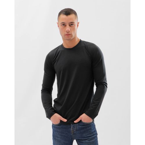Doe Round Neck Sleeved T-Shirt - تي شيرت دو بأكمام وياقة دائرية