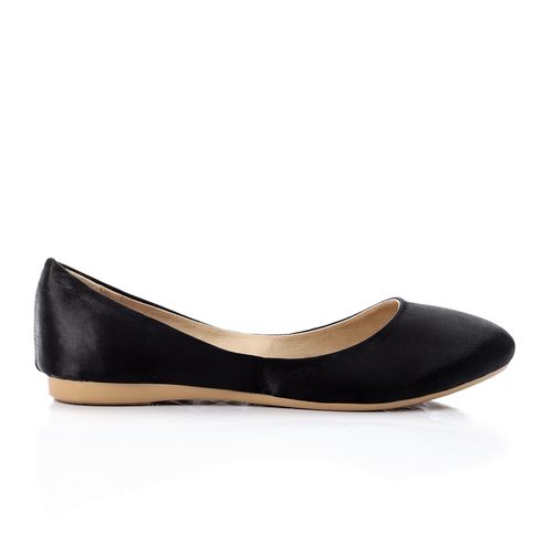 Solid Velvet Flat Shoes