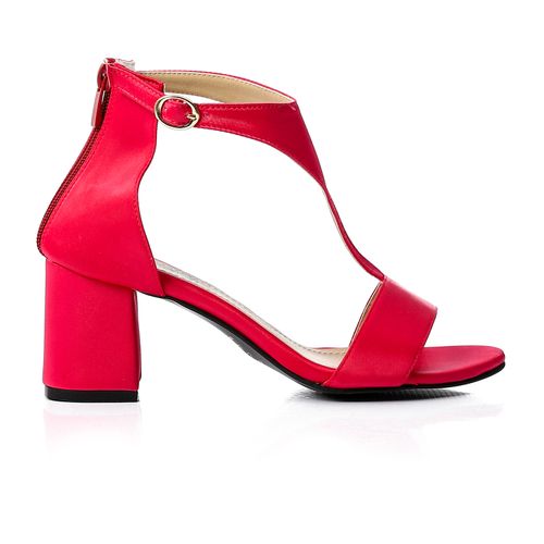 Comfy Heel Back Zipper Sandal