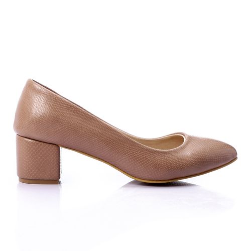Classic Textured Leather High Heels