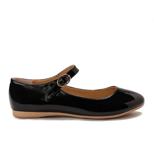 Verneh Side Buckle Round Toe Ballerina