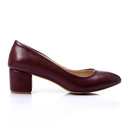 Classic Textured Leather High Heels
