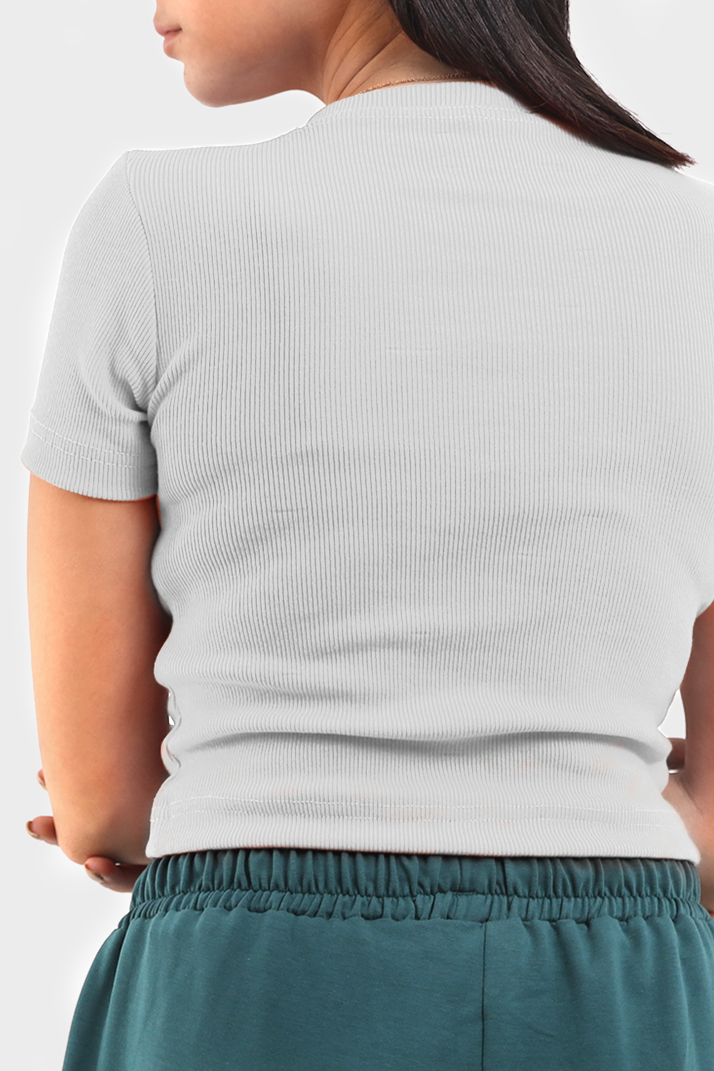 Short Sleeve Ribbed Top