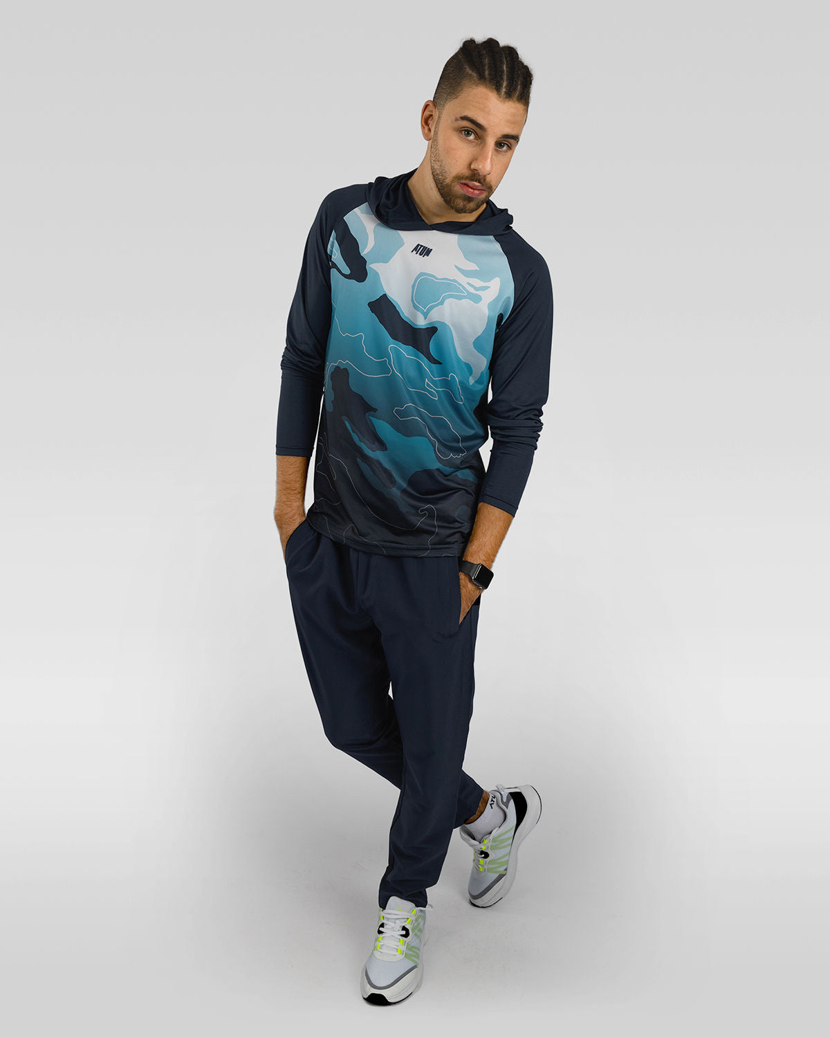 Navy Training Hooded T-Shirt - قميص تدريبي بغطاء رأس للبحرية