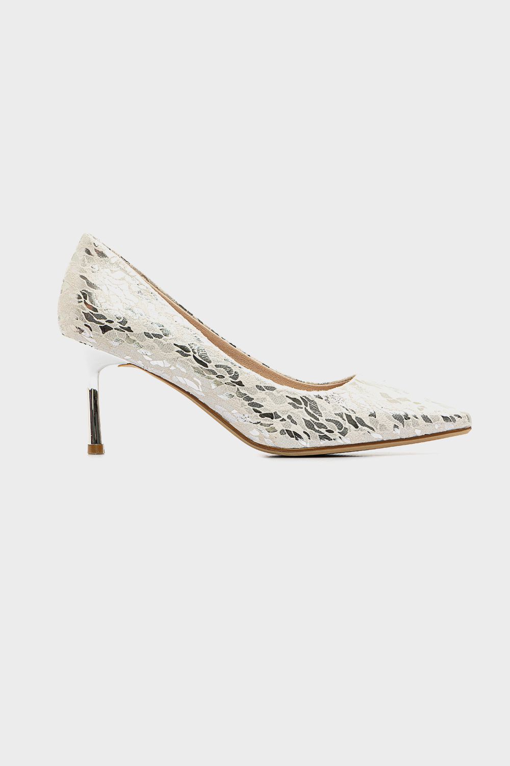 Soiree Pointed Toe Cap High Heels
