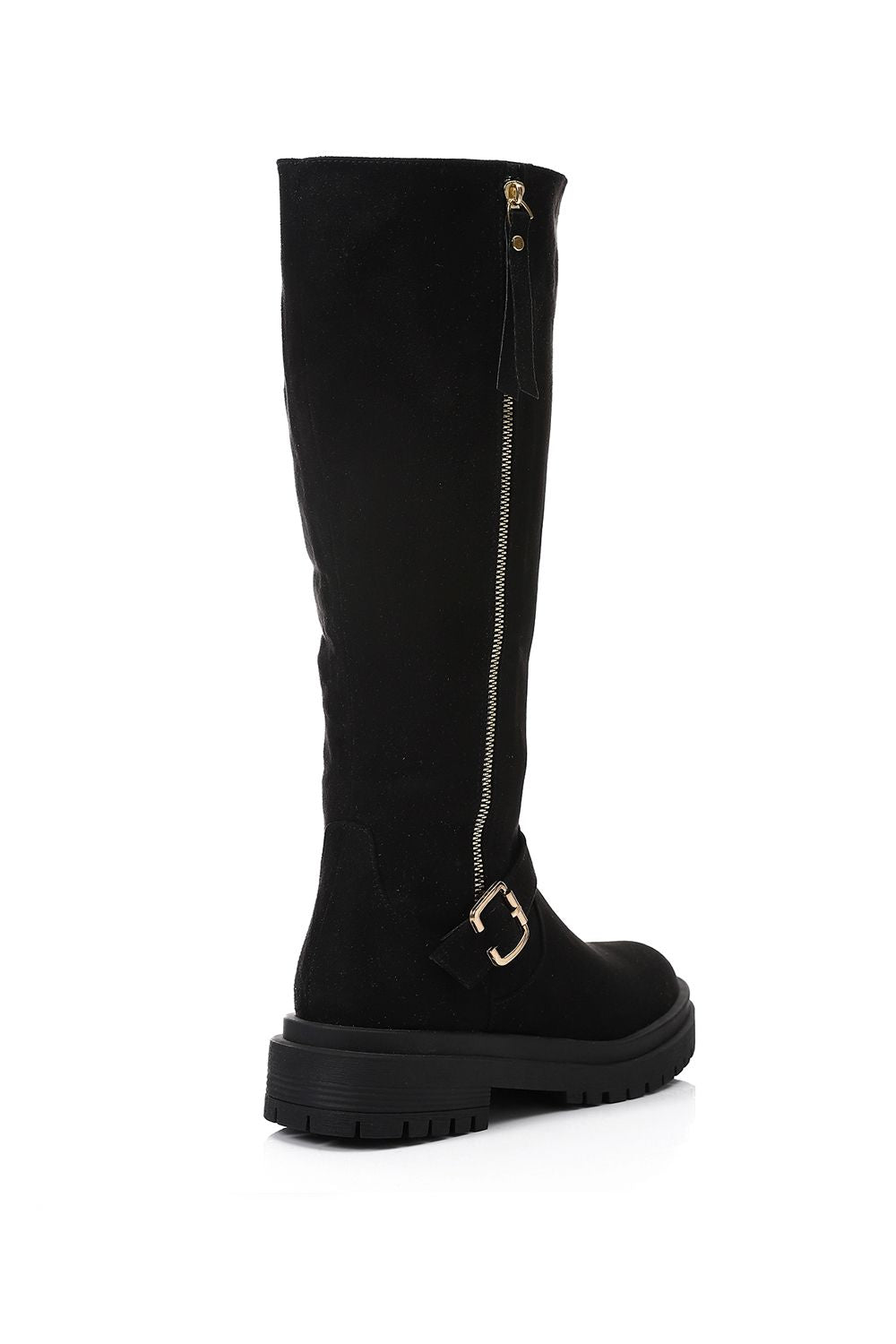 Fashionable Suede Knee High Boots