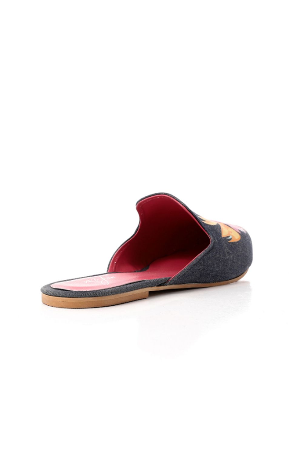 Japanese Flowers Printed Mules
