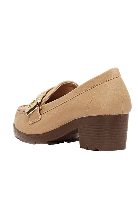 حذاء كعب عالي بإبزيم معدني