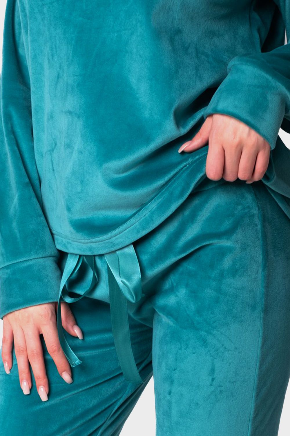 Plain Relaxed Fit Pajama Set