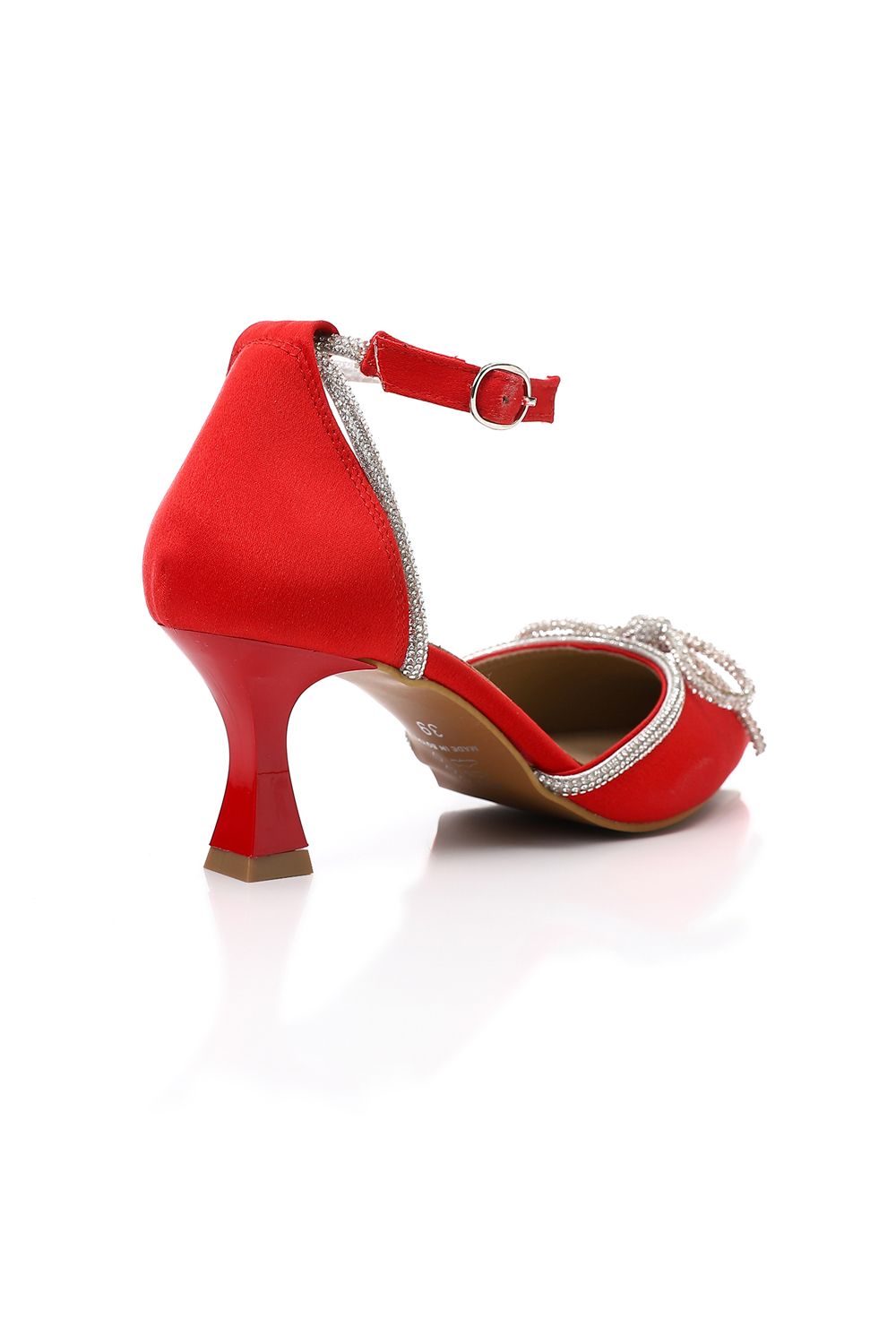 Strass Bow Detailing High Heels