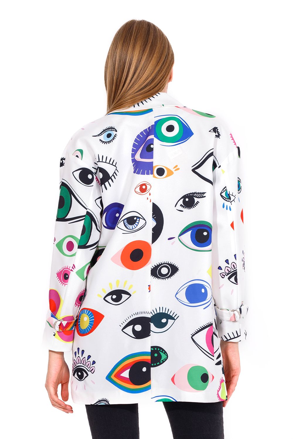 Eyes Printed Blazer