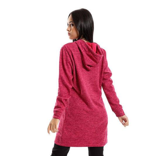 Slip-on Long Hoodie - هودي طويل سهل الارتداء