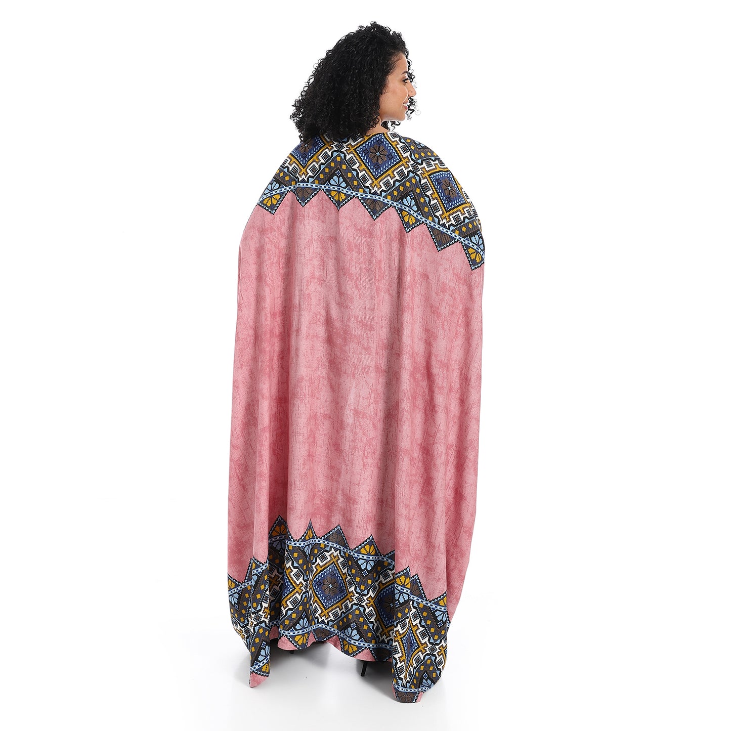 Printed Maxi Kimono - كيمونو ماكسي مطبوع