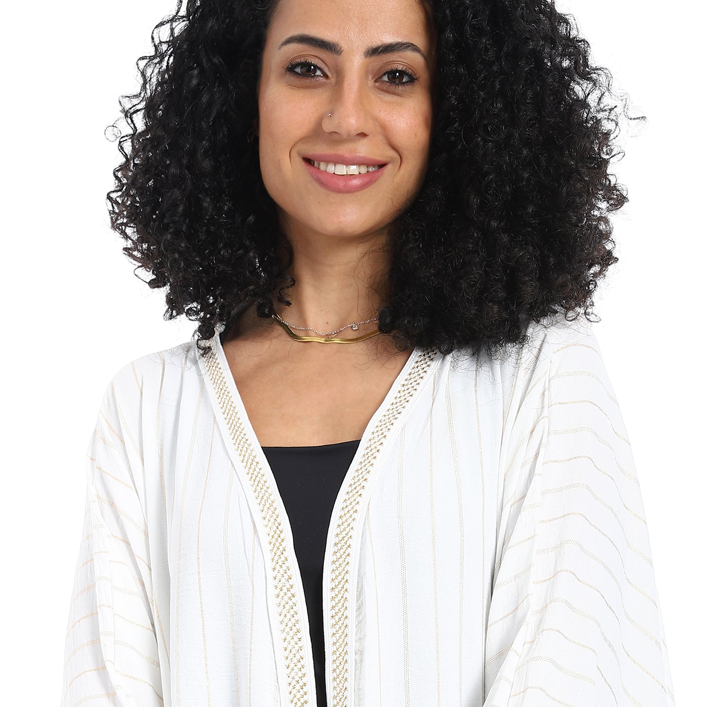 كيمونو ماكسي مخطط