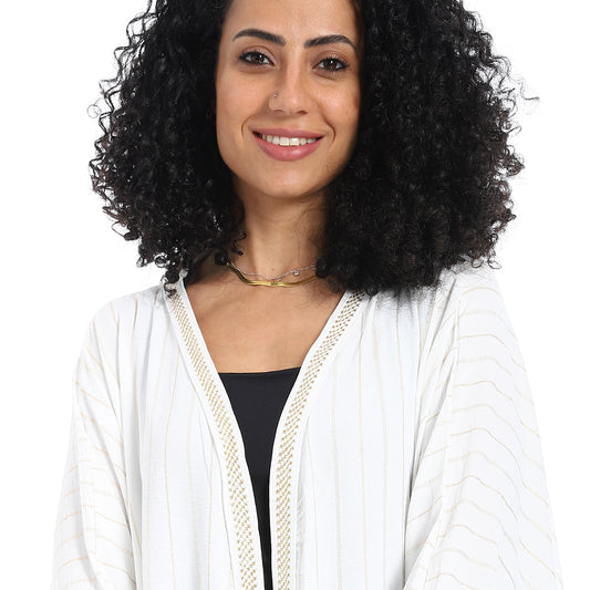 كيمونو ماكسي مخطط