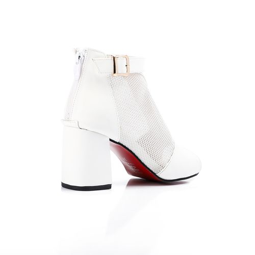 White Side Mesh Sandal