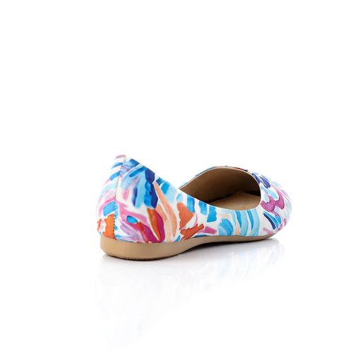 Colorful Velvet Flat Shoes