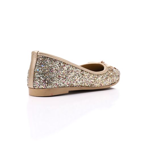 Gold Glitter Shiny Ballerina
