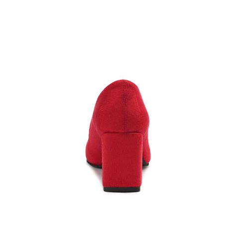 Red Classic Suede High Heels