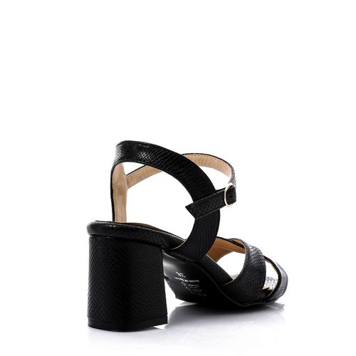 Criss Cross Heeled Sandal