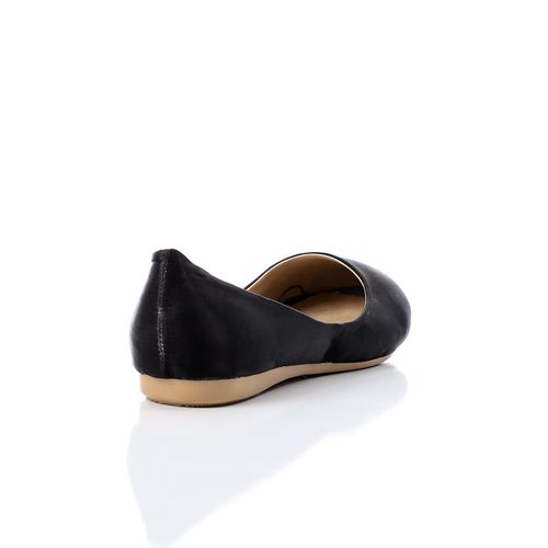 Solid Velvet Flat Shoes