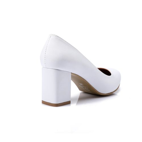 White Formal Solid High Heels