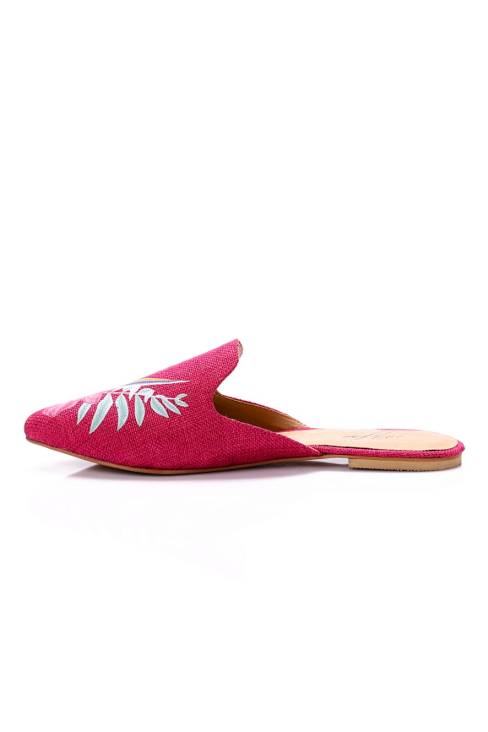 Japanese Flowers Printed Mules