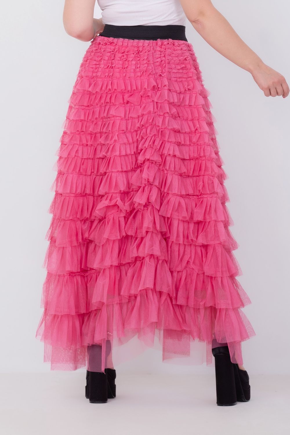 Fluffy Tulle Maxi Skirt