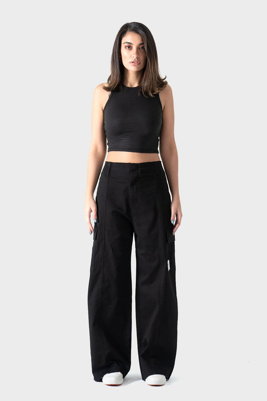 بنطلون كارجو أسود