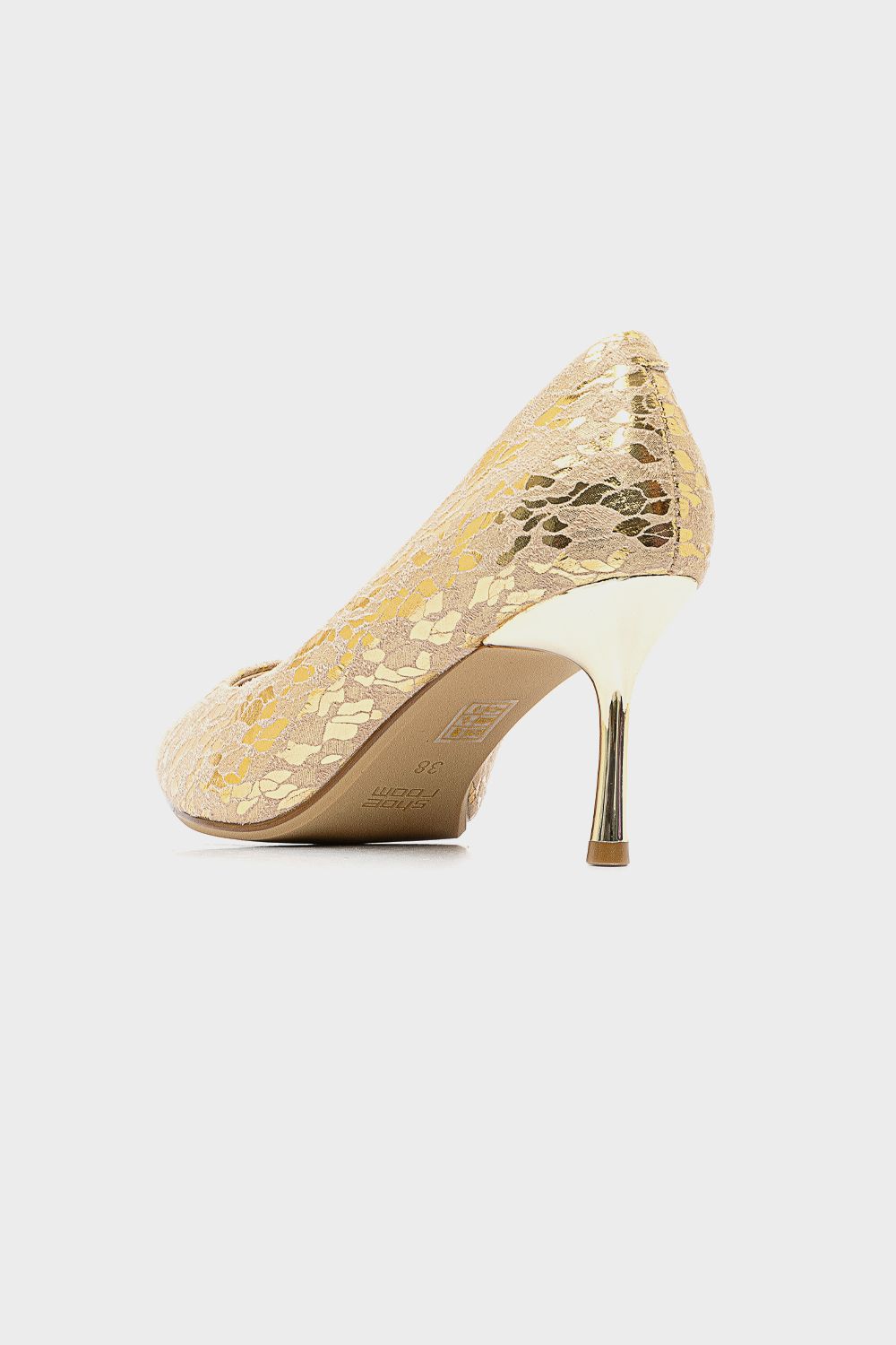 Soiree Pointed Toe Cap High Heels