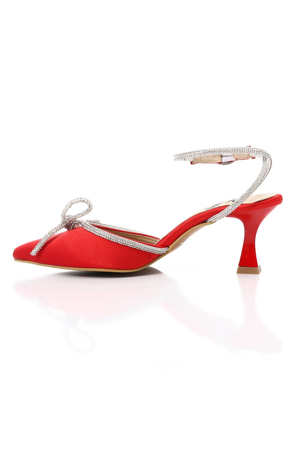 Bow Detailing Slingback High Heels