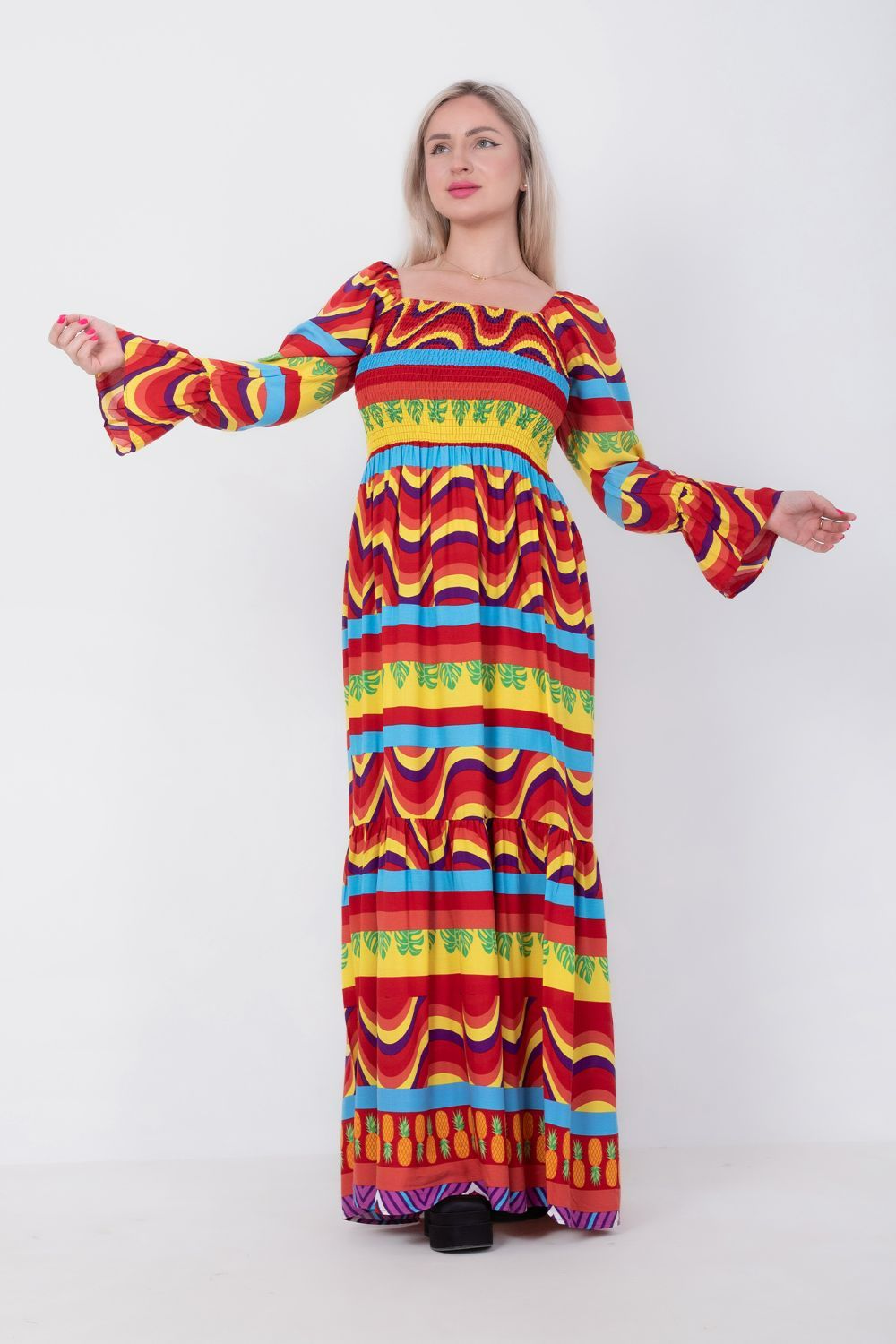 Colorful Maxi Dress
