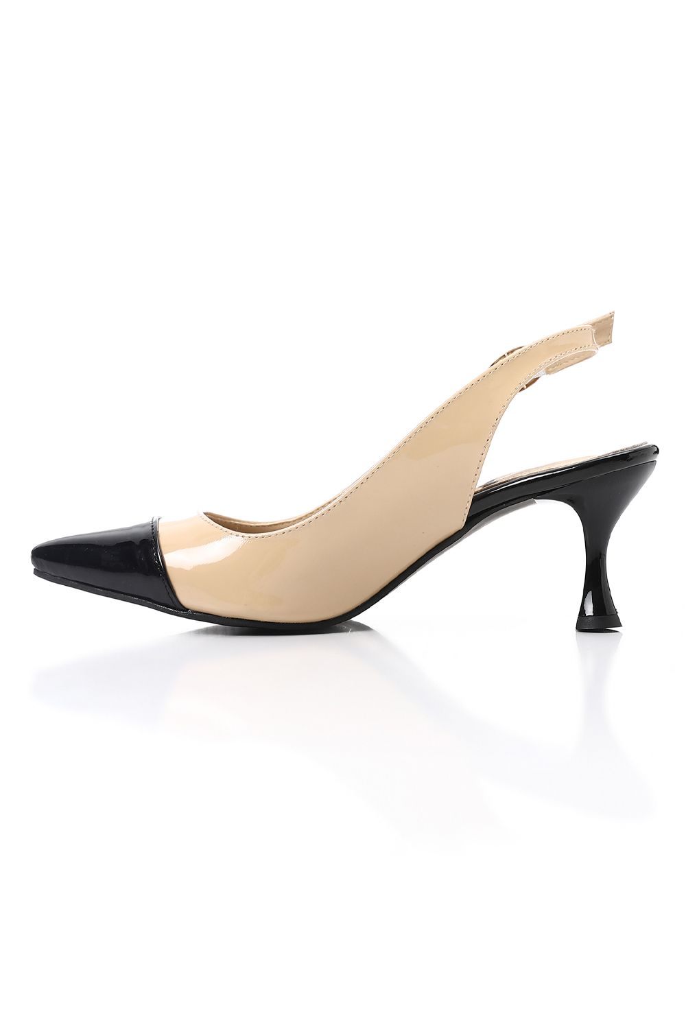 Slingback Kitten High Heels Shoes