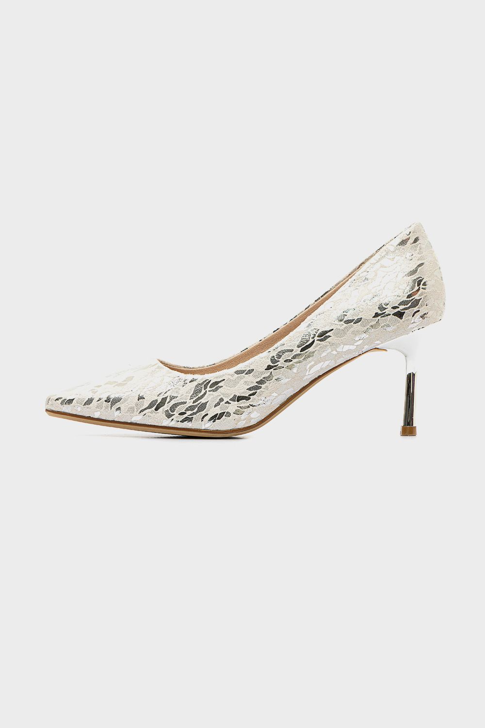 Soiree Pointed Toe Cap High Heels