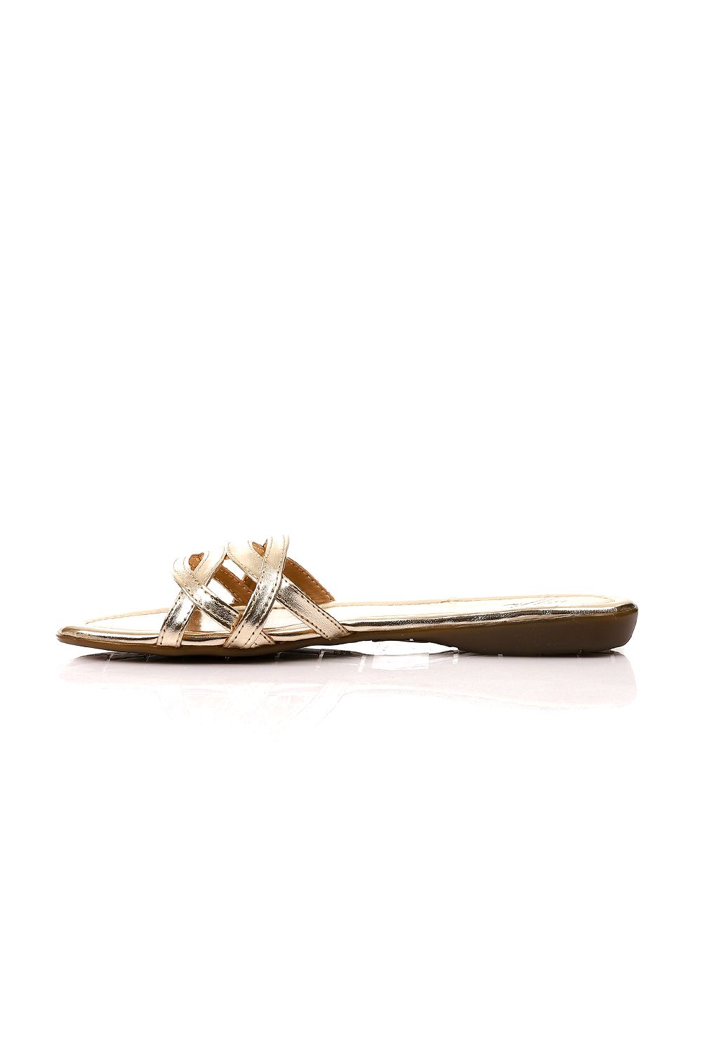 Summery Metallic Slippers