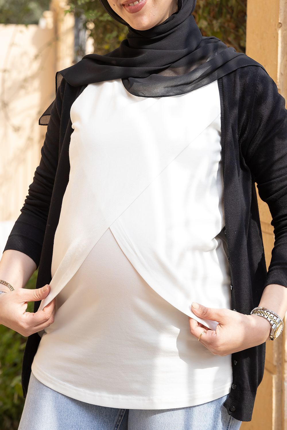 Basic Sleeveless Nursing and Maternity Top