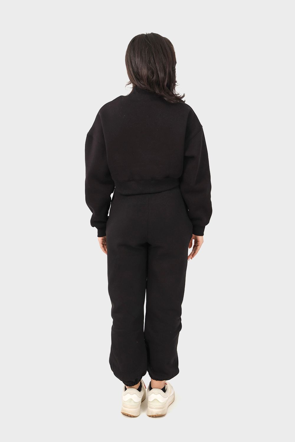 Crop Sweatshirt & Sweatpants Active Set