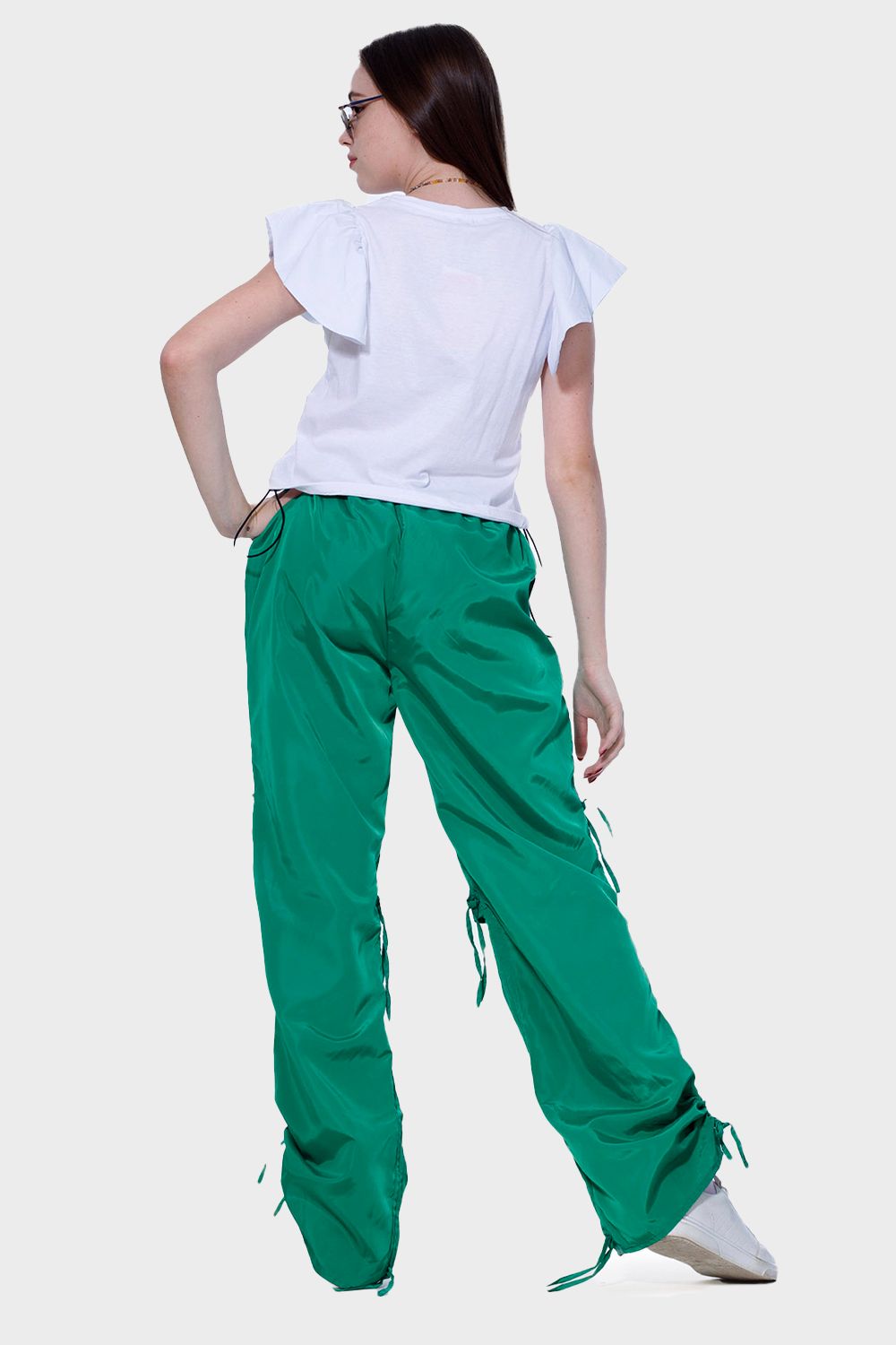 Knee Slit Parachoute Pants