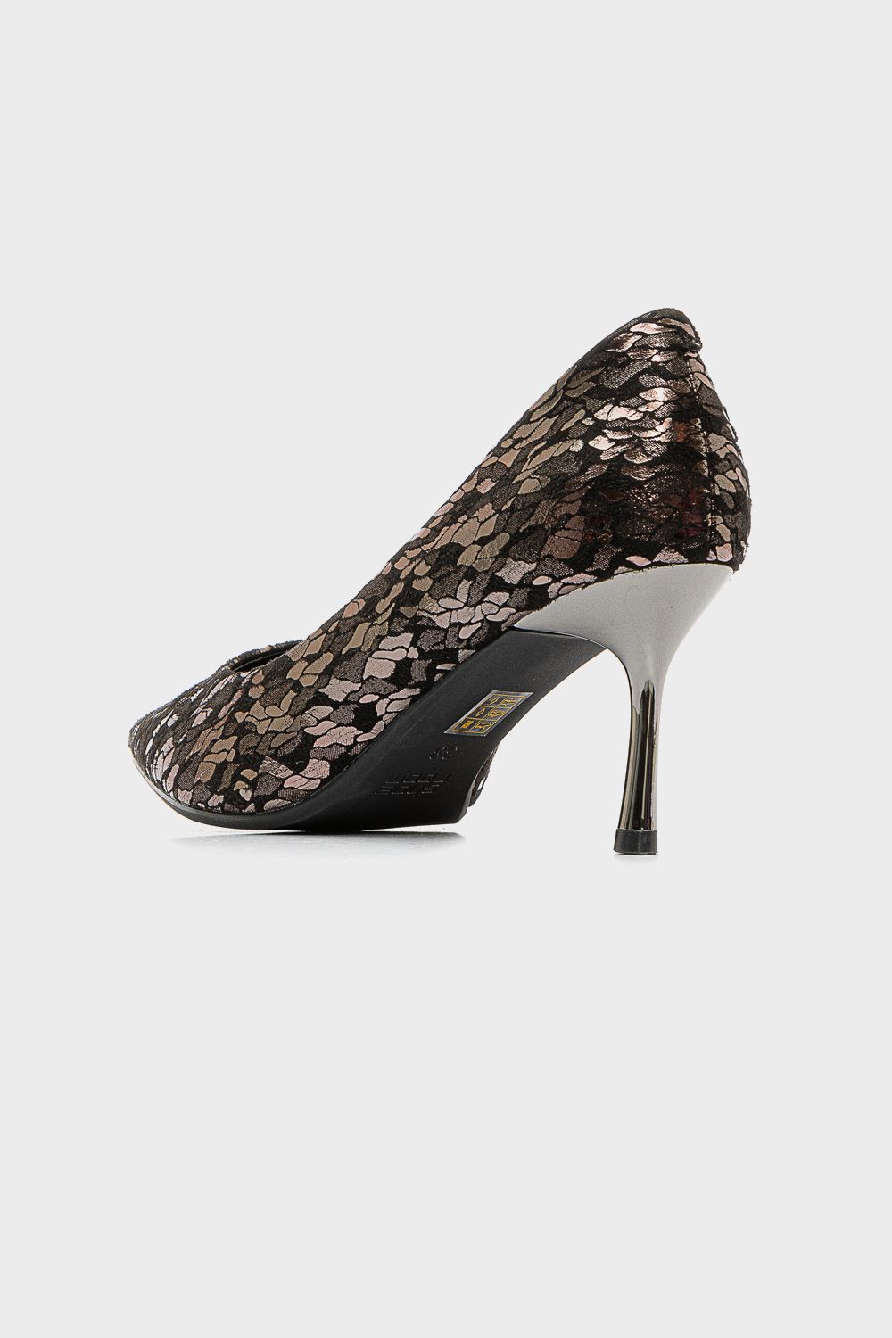 Soiree Pointed Toe Cap High Heels