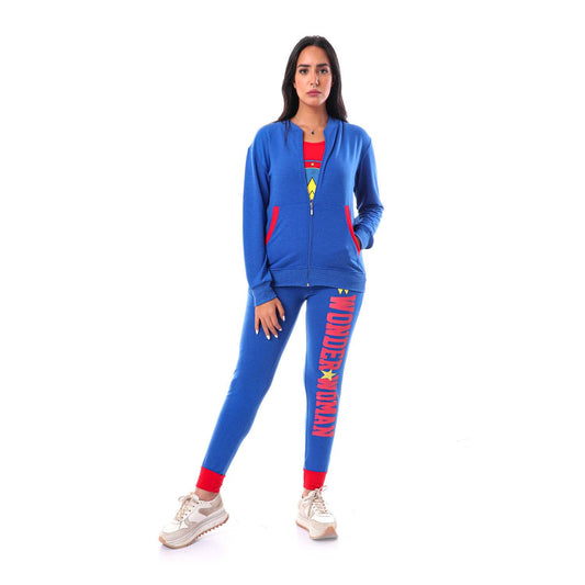 Printed "Wonder Women" Pajama Set - بيجامة بطبعة واندر ومن
