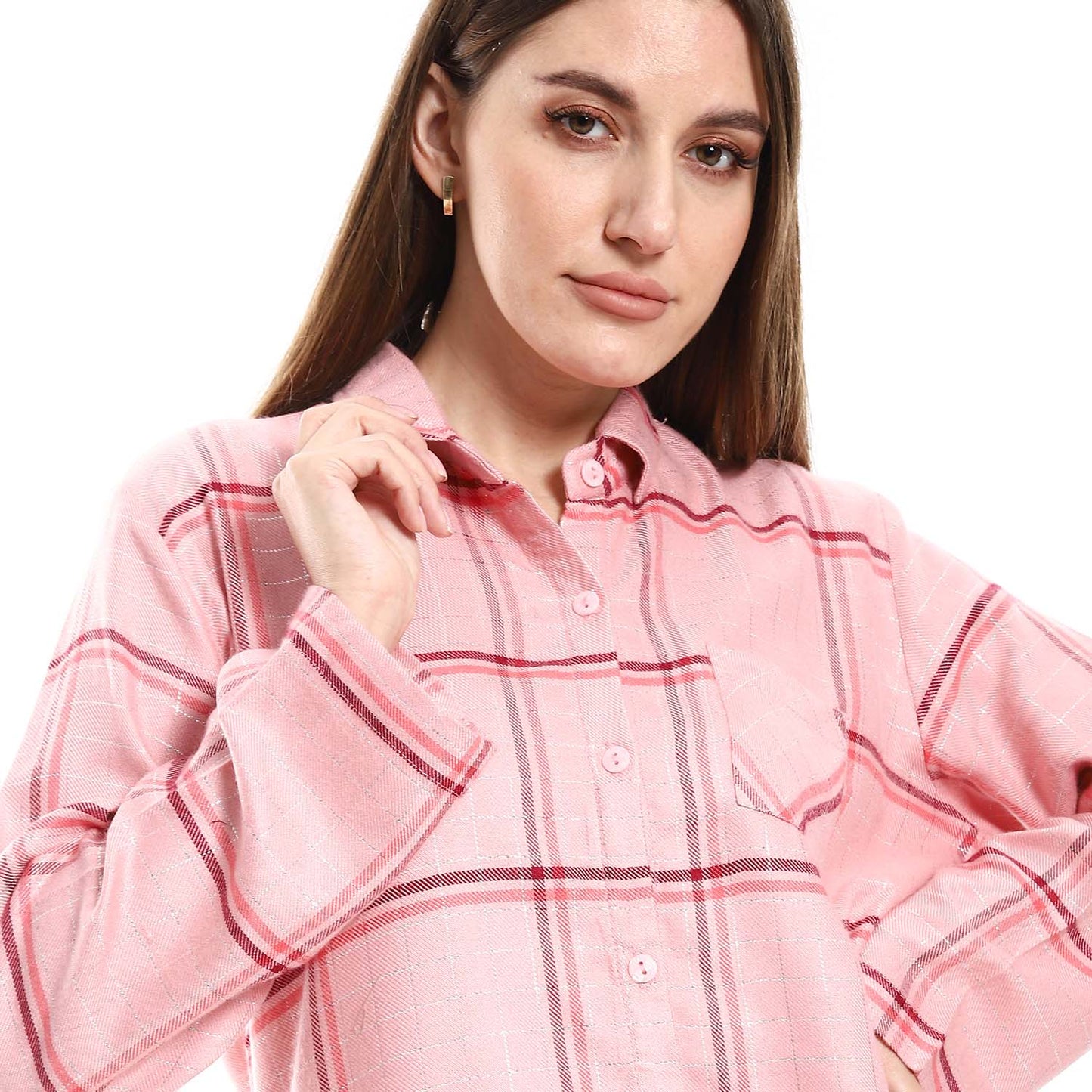 Classic Checkered Pajama Set - طقم بيجامة كاروهات كلاسيك