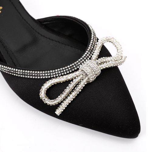 Fashionable Strass Strap Heeled Shoes