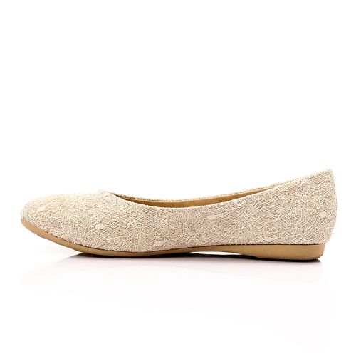 Round Toe Flat Ballerina