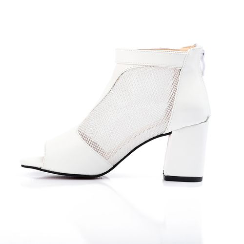 White Side Mesh Sandal